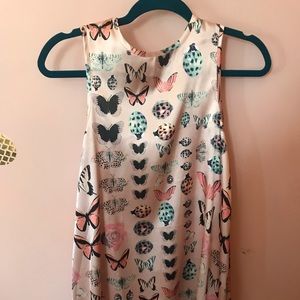 Never worn! patterned shift dress